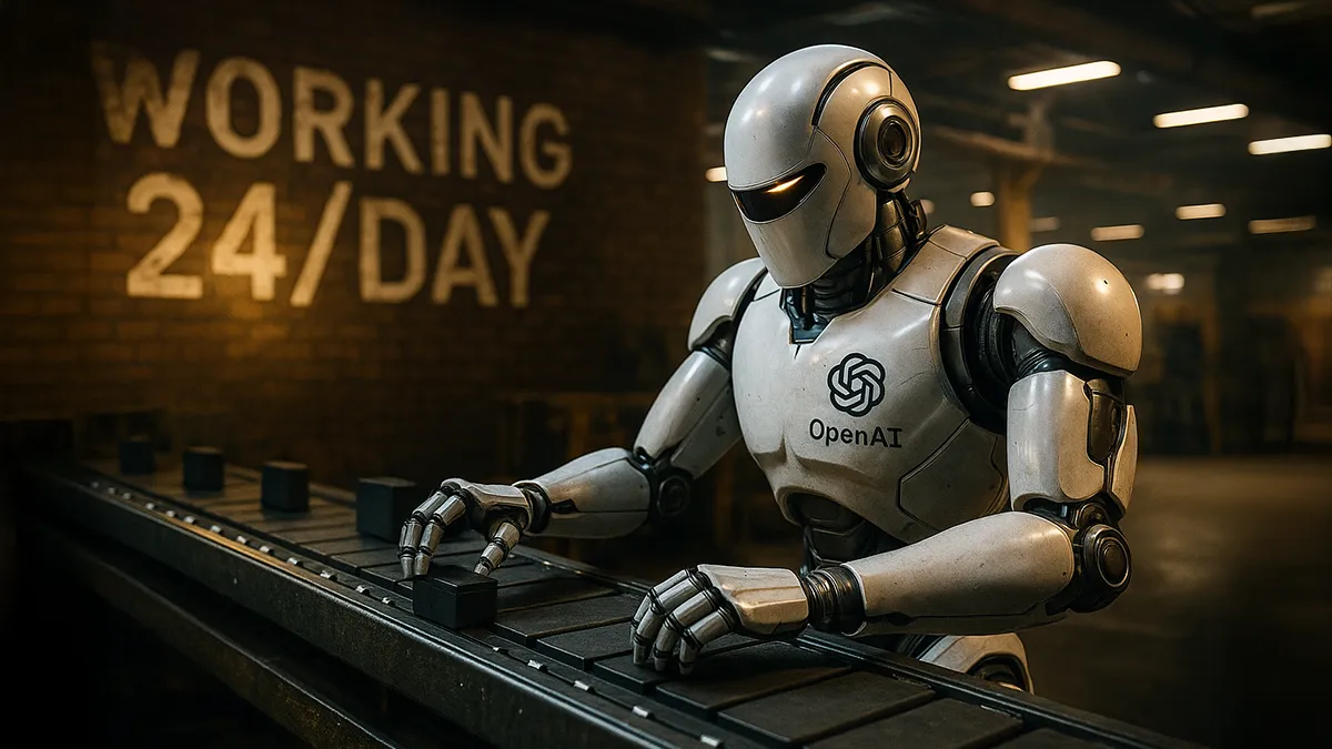 Ein OpenAi Roboter arbeitet 24 Stunden